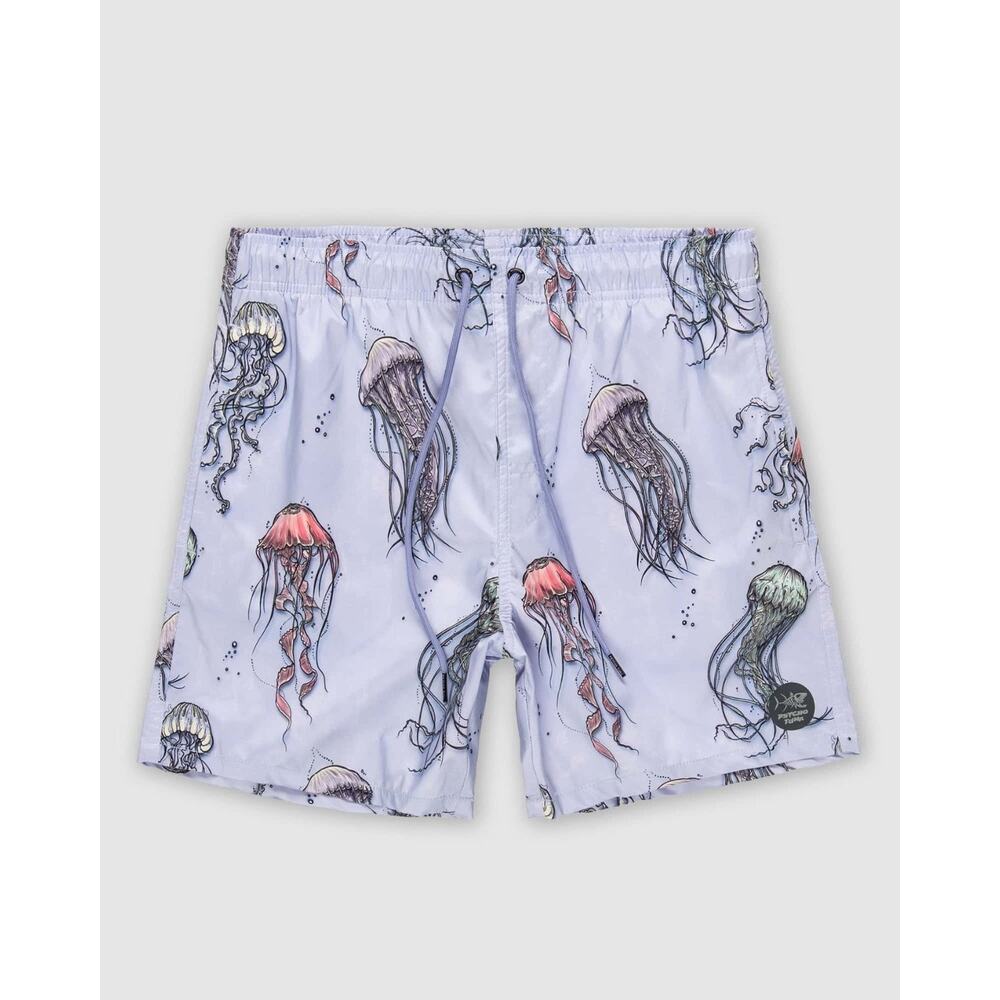 Psycho Tuna Swim Trunks- Jellyfish